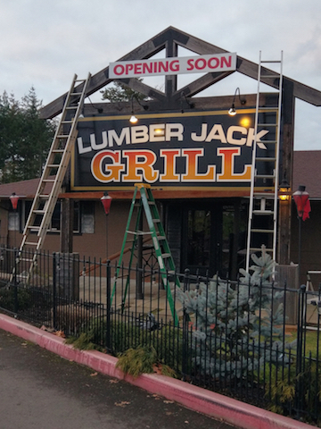 Picture of Lumber Jack Grill sign