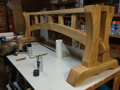 Table base frame picture