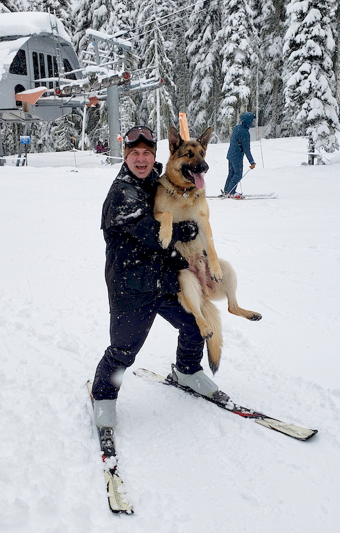 Thano & Tazzy at Timberline ski area