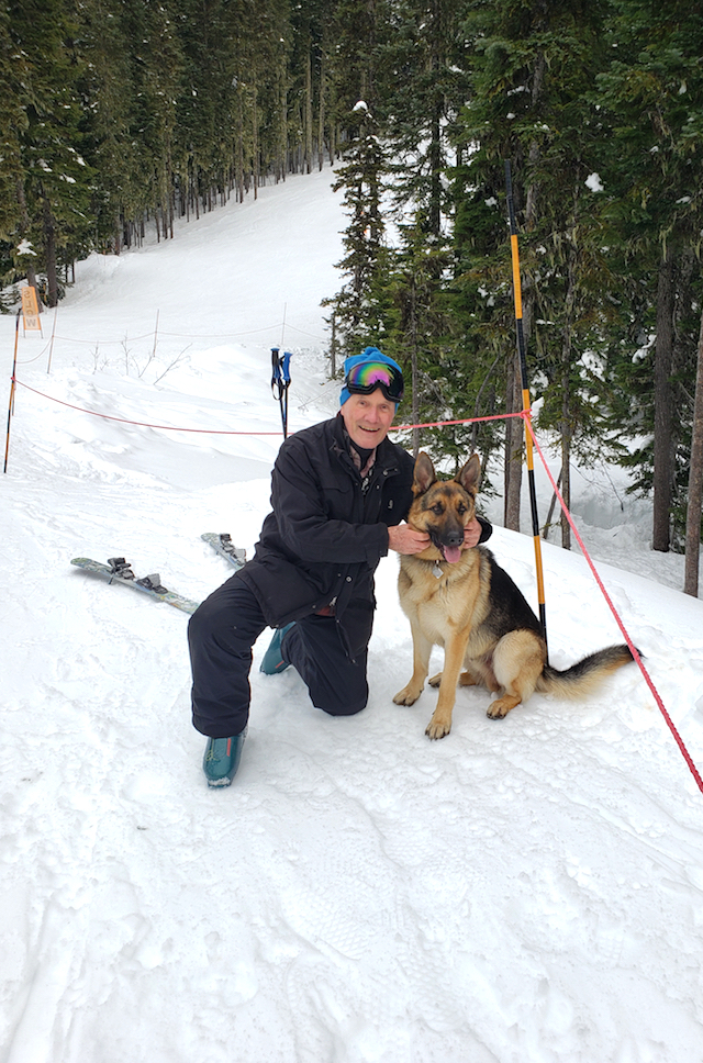 Ray & Tazzy at Timberline ski area